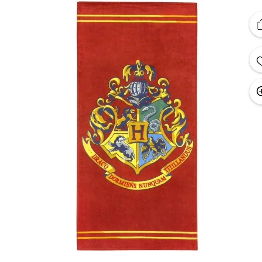 Harry Potter Gryffindor Crest Beach Towel - Multicolor